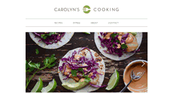 Desktop Screenshot of carolynscooking.com