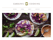 Tablet Screenshot of carolynscooking.com